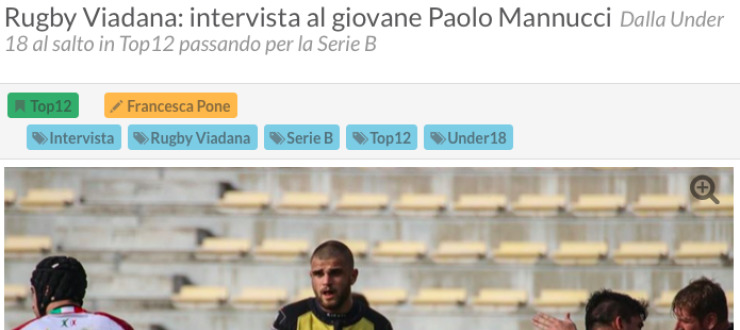 Intervista al giovane Paolo Mannucci dalla Under 18 al salto in Top12 passando per la Serie B