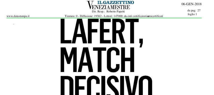 Lafert, match decisivo