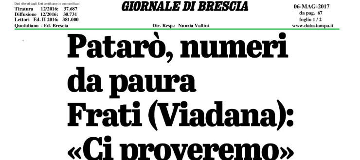 Patarò, numeri da paura. Frati (Viadana): "Ci proveremo"