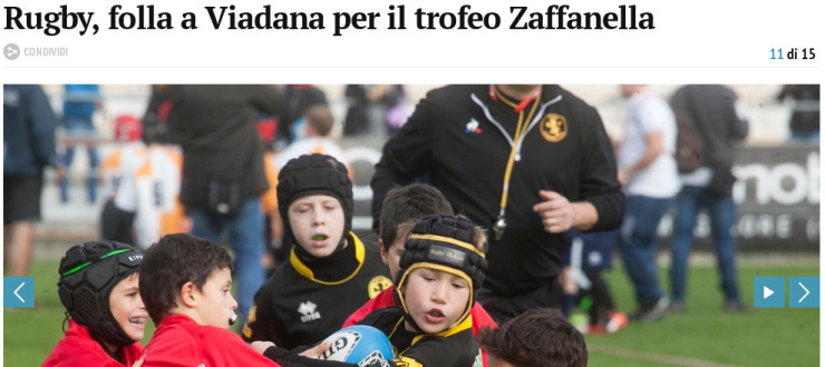 Rugby, folla a Viadana per il Trofeo Zaffanella