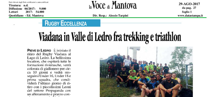 Viadana in Valle di Ledro fra trekking e triathlon