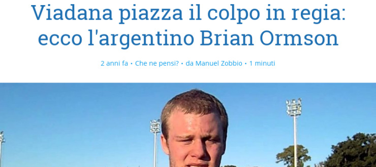 Viadana piazza il colpo in regia: ecco l'argentino Brian Ormson