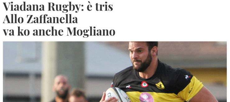 Viadana Rugby: è tris Allo Zaffanella va ko anche Mogliano