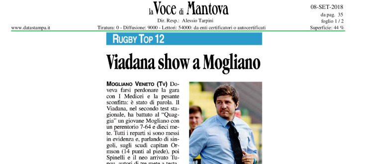 Viadana show a Mogliano