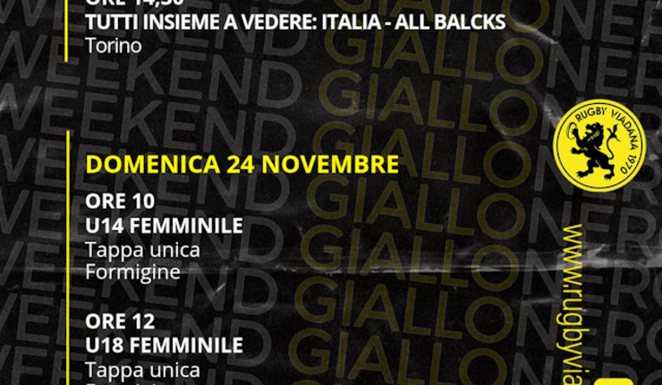 IL WEEKEND GIALLONERO 